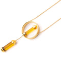 Circle Double Quartz Necklace